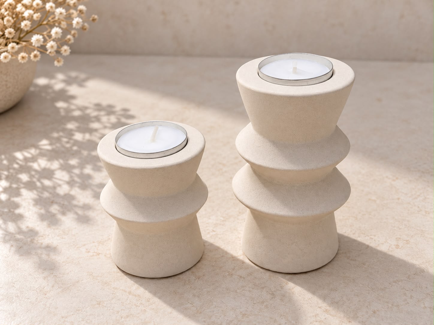 בתי נר #01 + #02 | Candle Holders #01 + #02